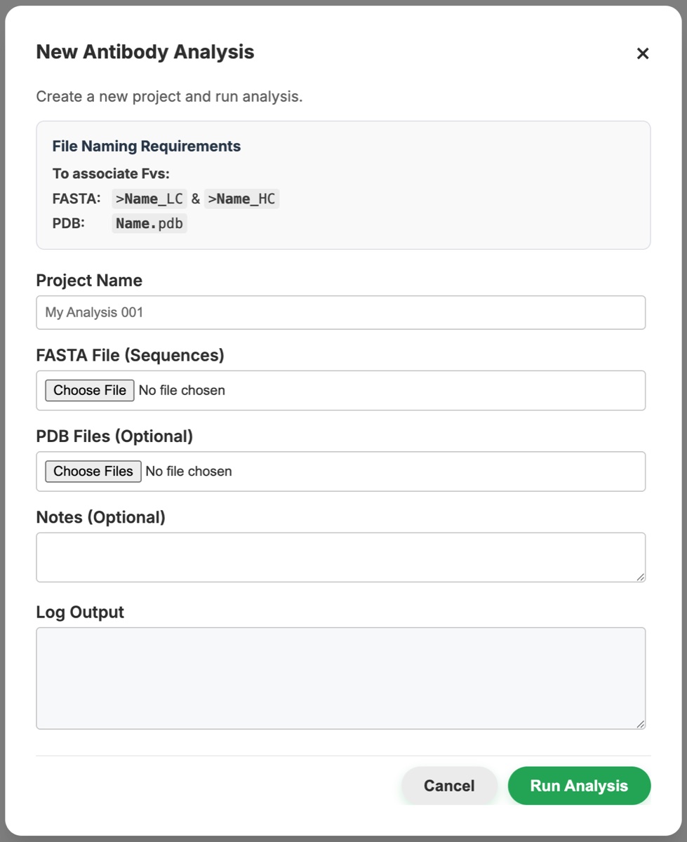 Import Project Dialog